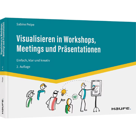 Buchcover: Visualisieren in Workshops, Meetings und Präsentationen